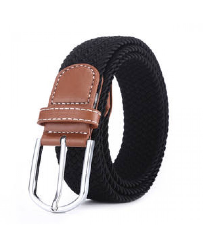Factory Custom webbing Accessories Braided Belt Fabric weaving Casual Golf Pants Jeans Shirts Accessories