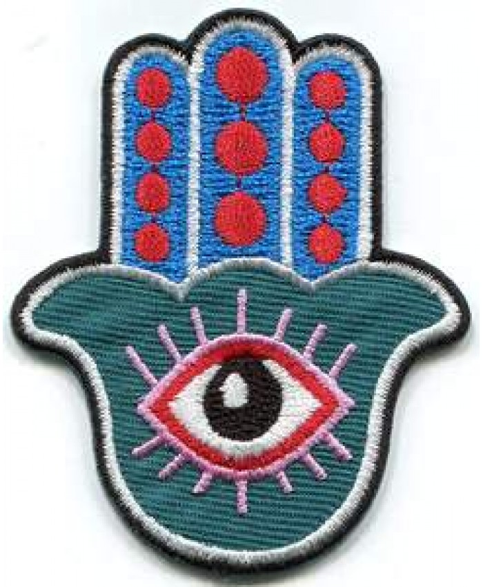 Clothes Accessories Custom Evil Eye Clothing Patches Embroidery Iron On Patches For Clothing Big Eyes Patches Clothes Accessories