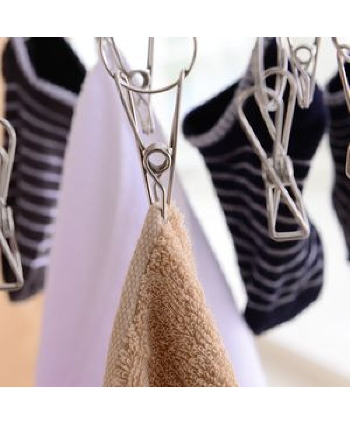 Clothes Popular Metal Clothes Pegs 4mm Wire Frame Square Sock Hanger With 30 Clips