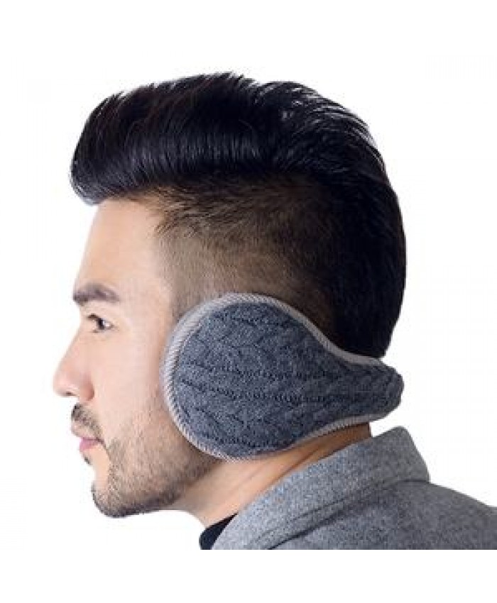 Ear Muffs Women Men Ski Running Cycling Earmuffs Winter Outdoor Ear Warmer Polar Fleece Knit Ear Muffs