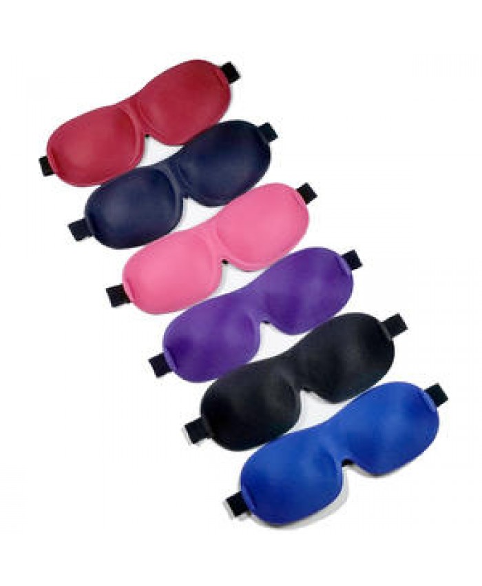 Sleeping 3d Eye Mask for Unisex Geometric Solid Color Ear Muffs & Eye Masks Breathable Multi Color Eyeshade Eye Care