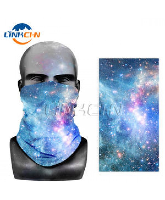 New Design 100% Polyester Galaxy Tube Scarf Gaiter