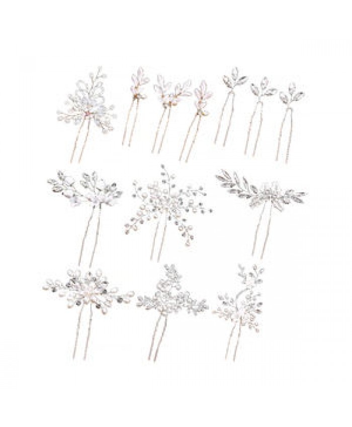 Customized Women Hair Pins Hair Accessories Wedding Accessories Jewelry Pearl Rhinestone Flower Hair Clip