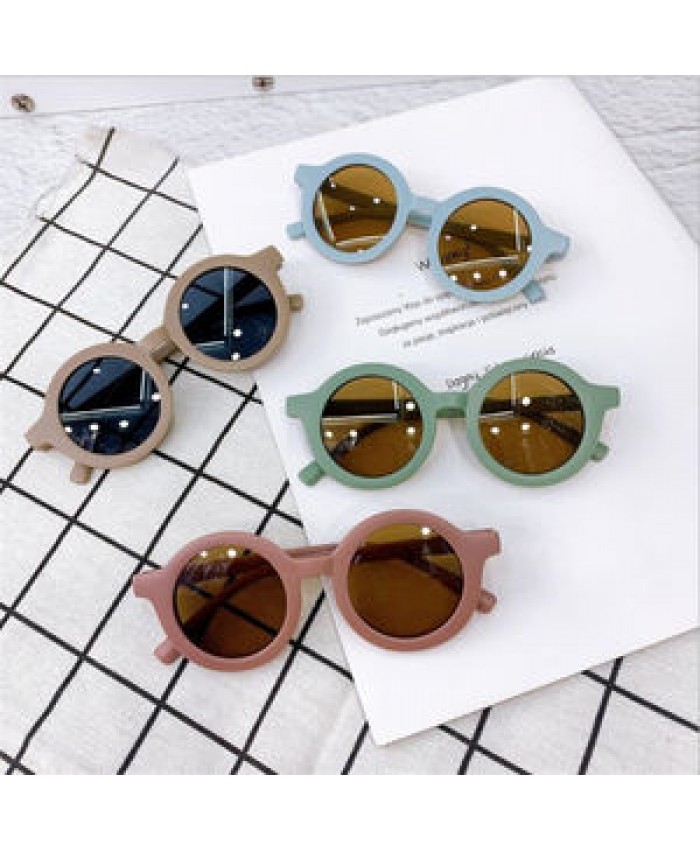 Kids Sunglasses Cartoon Bear Shape Girls Boy Children Sun Glasses Round Street Beat Eyeglasses Cute Baby Shades Eyewears