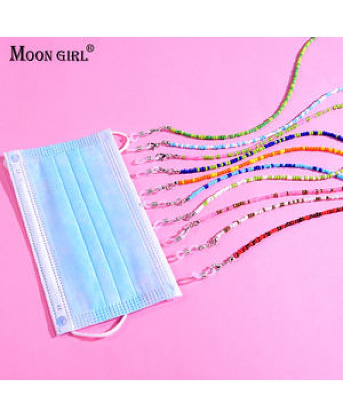 Fashion Glasses Chain Seed Beads Masking Chain Sunglasses Strap for Women Men Eyeglasses Lanyard Eyewear Accessories