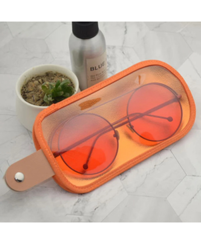 New Ice Cream Glasses Case Portable Color Snap Sunglasses Bag Protector Eyewear Accessories PVC Foldable Glasses Box