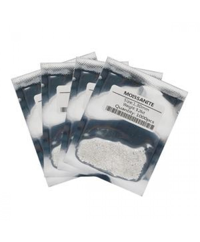 MOISSANITE Pass Diamond Tester 1CT Lab Grown Diamond DEF Color White Round Brilliant Loose Moissanite Stone For Hip Hop Jewelry