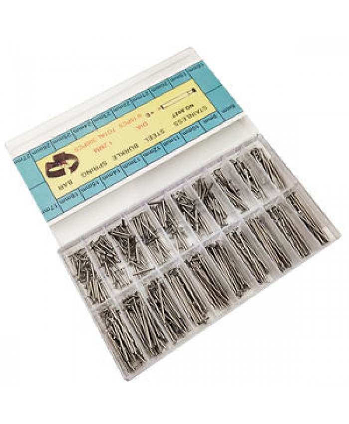 Fixed Shaft Stainless Steel Lug Fitting Spring Rod Repairing Accessories, Adjustable Watch Case Tool, Watch Repair Parts