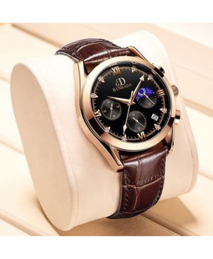 professional custom men watch quartz watches multi-function sport trend wristwatch fashion business wrist watch for men