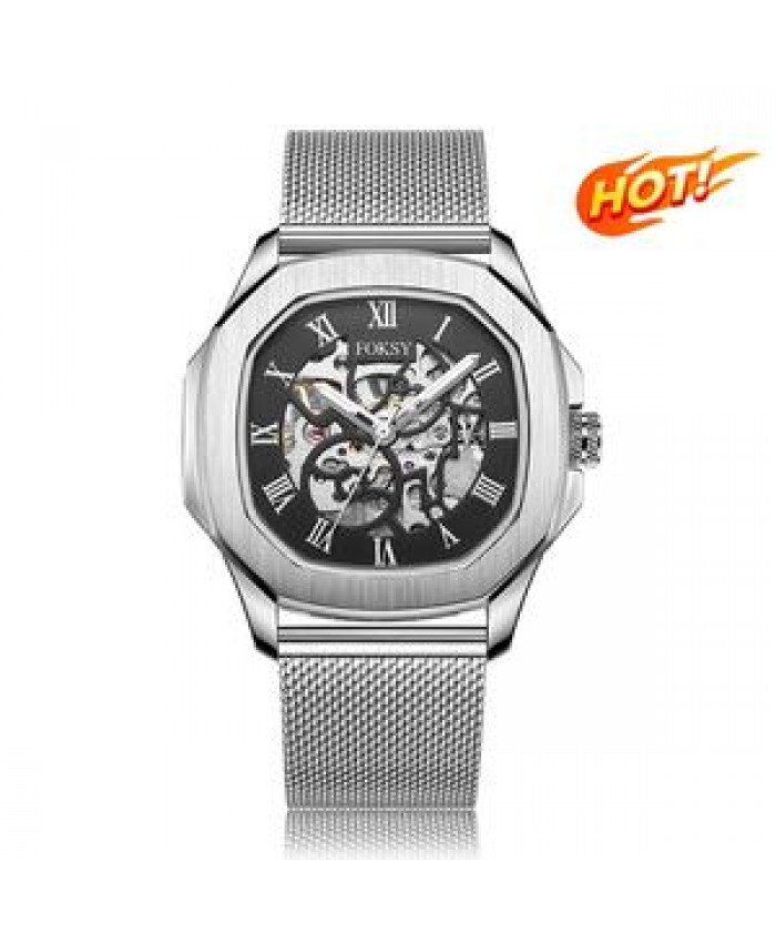 Competitive Price OEM Automatic Watch Supplier, Luxury Skeleton Fashion Mechanical Watch Manufacturer for Men