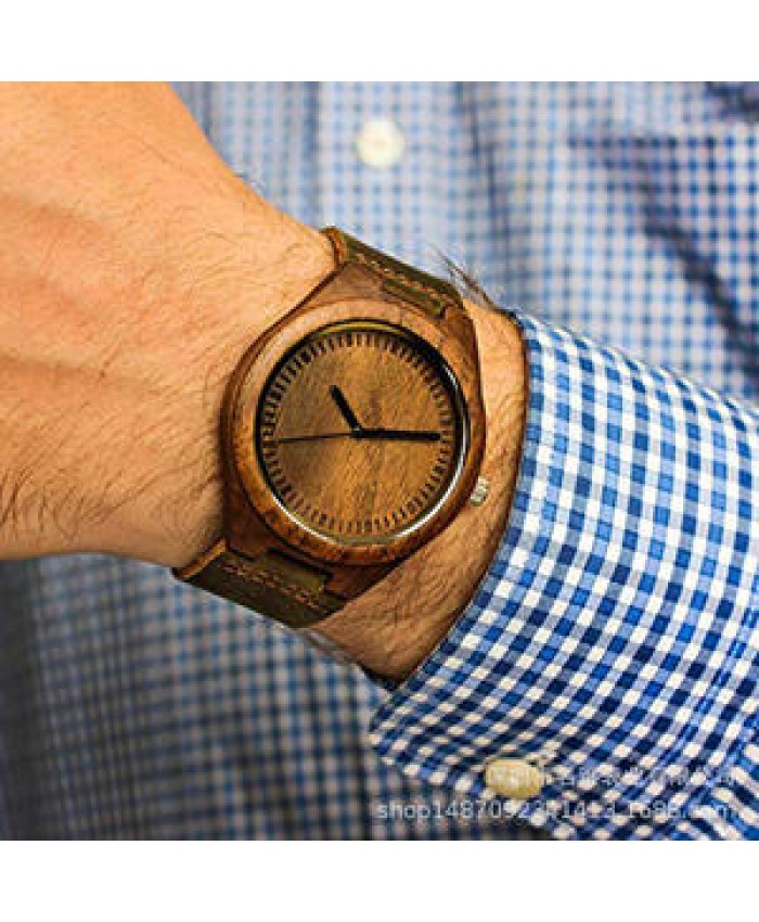 Personalized Custom Logo Eco-friendly Wooden Walnut Quartz Wrist Watches For Men And Women