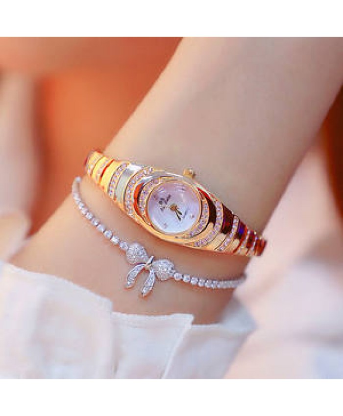 bs bee sister ladies wrist watches dress gold watch women watch bs