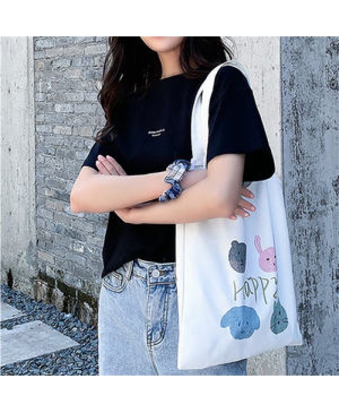 Great price Custom Printed Recycle foldable Cotton Canvas fabric womens Tote Bag Reusable grocery Shopping tote Bag With Logo