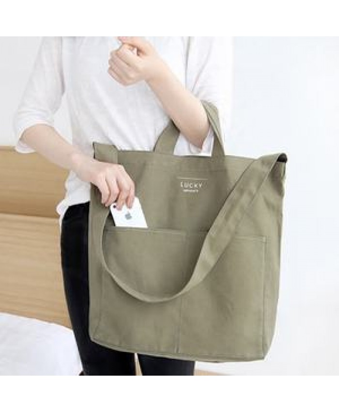 Fashion Reusable Canvas Print Cotton Shopping Tote Bags Custom Eco Friendly Shopping Bags With Logo