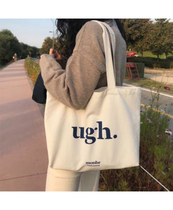 Custom Logo Printed Recyclable Plain Cotton Canvas Shopping Tote Bag