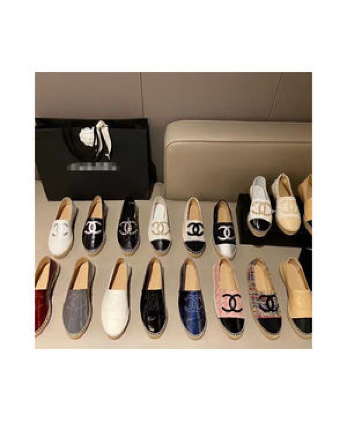 Brand C comfortable Stylish casual fisherman flat leather shoes for Chaneelly