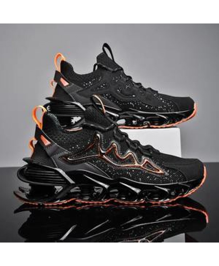 Custom logo luminous platform trendy comfortable blade sneakers men casual shoes