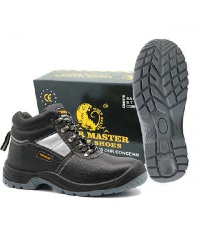 Oil water resistant anti slip work shoes steel toe puncture proof men industrial groundwork safety shoes boots S3