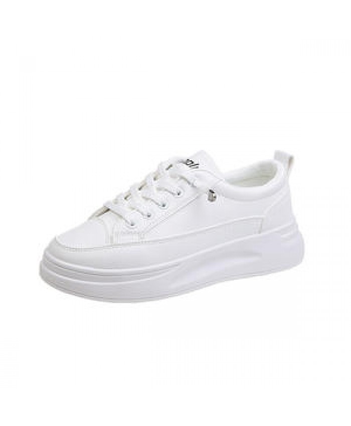 Amazon hot sale Ready to ship 2022 New fashion breathable shoes for women sneakers student white shoes female Casual sneakers