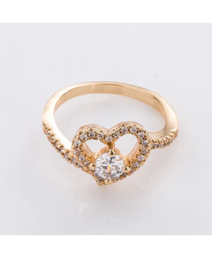 Fashion wholesale american gold plated paved diamond ring,18k gold ring woman jewelry