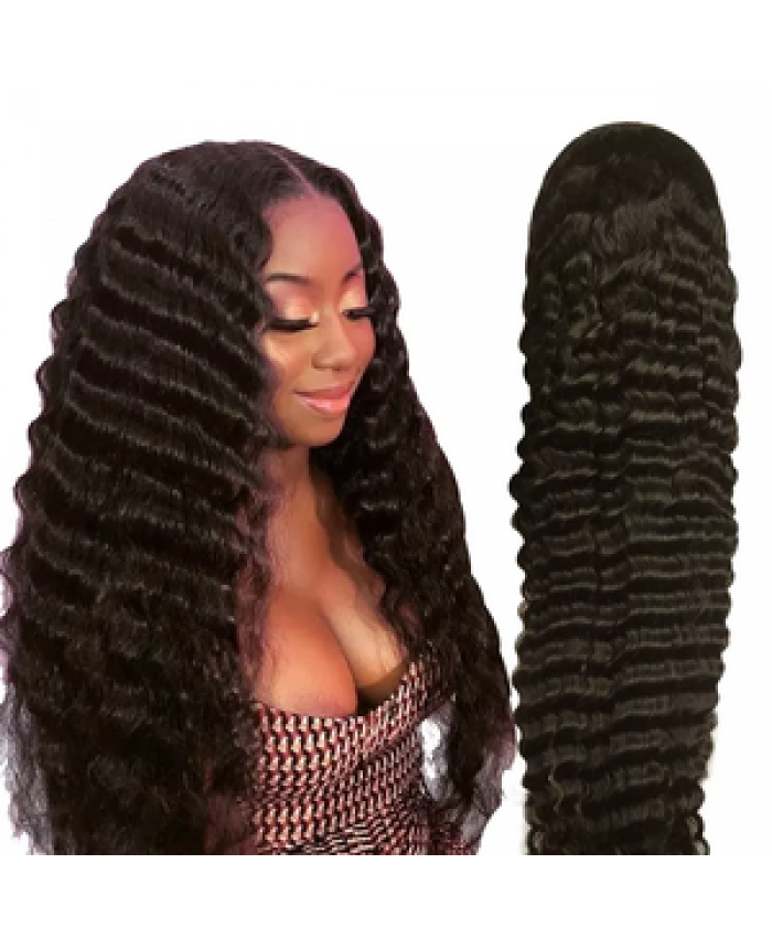 Cuticle Aligned Virgin Indian Hair Raw Unprocessed Lace Frontal Wig Loose Deep Wave Women Human Hair Lace Front Wigs