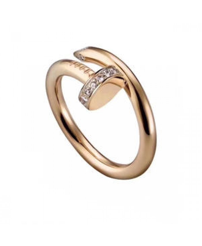 Stainless steel high quality nail ring fashion charm cuff ring