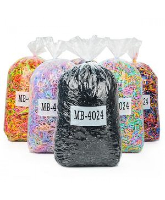 wholesale 1kg seamless elastic rubber hair ties disposable Mini Rubber Bands girls hair accessorie