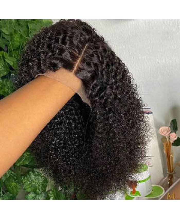 Short Kinky Wigs,Wigs For Black Women Kinky Curly Short,Short 10 Inches Kinky Twist Wigs Cheap Price Human Hair Short BOB Wig