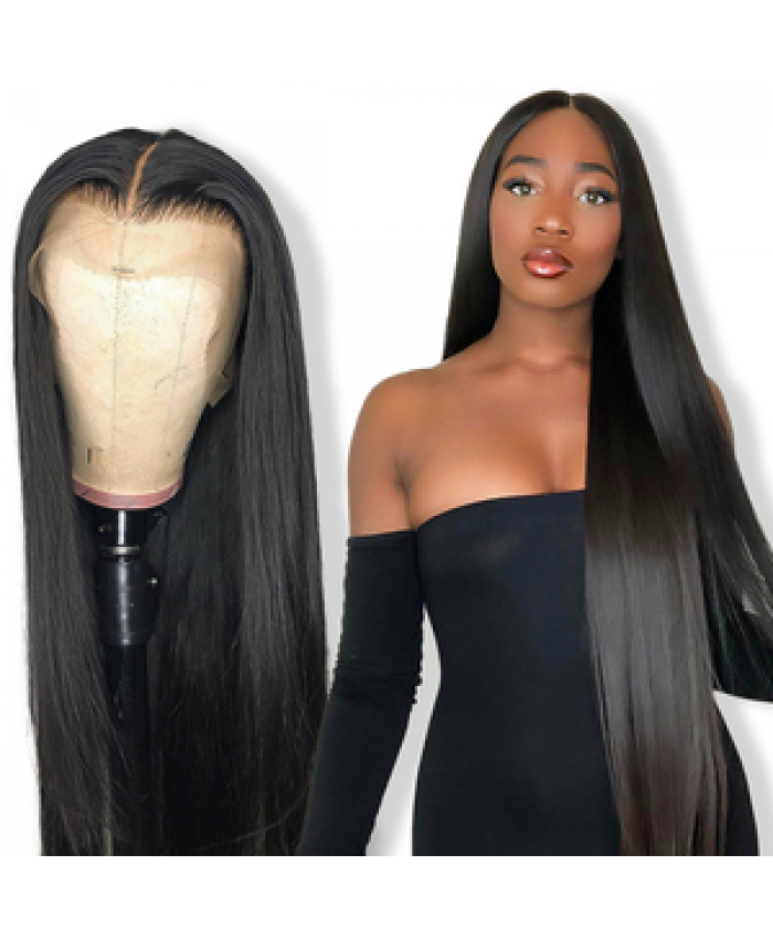 JP Wholesale Straight Brazilian Hair HD Lace Wigs,full lace frontal wig with baby hair,Virgin human hair wigs for black women