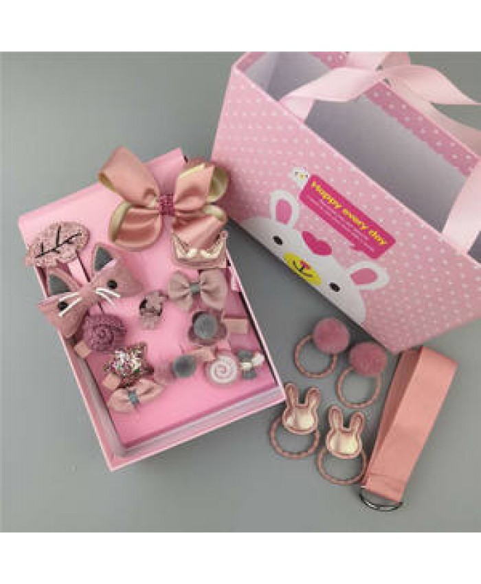 Girl Hot Sale Cute Bow Metal Korean fashion Kid Hair Accessory Set