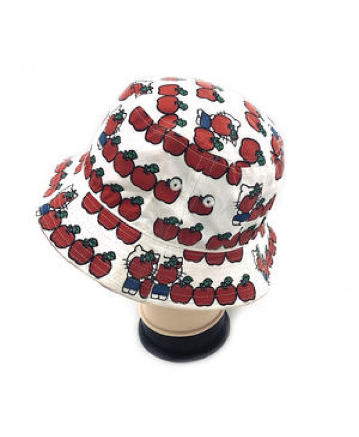 Hat Hats Spring And Summer New Fashion 100% Cotton Reversible Bucket Hat Ladies Hats Printed Sun Hats For Women