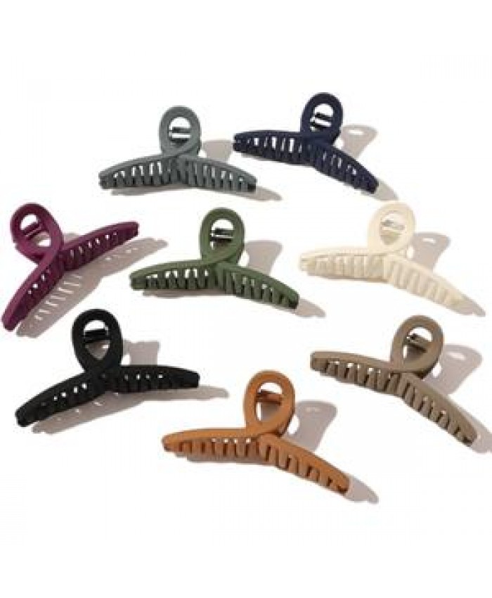 Korean No Slip Big Matte Jaw Large Butterfly Clip Claw Clamp Strong Hold Barrette Hair Clip Accessories for Women