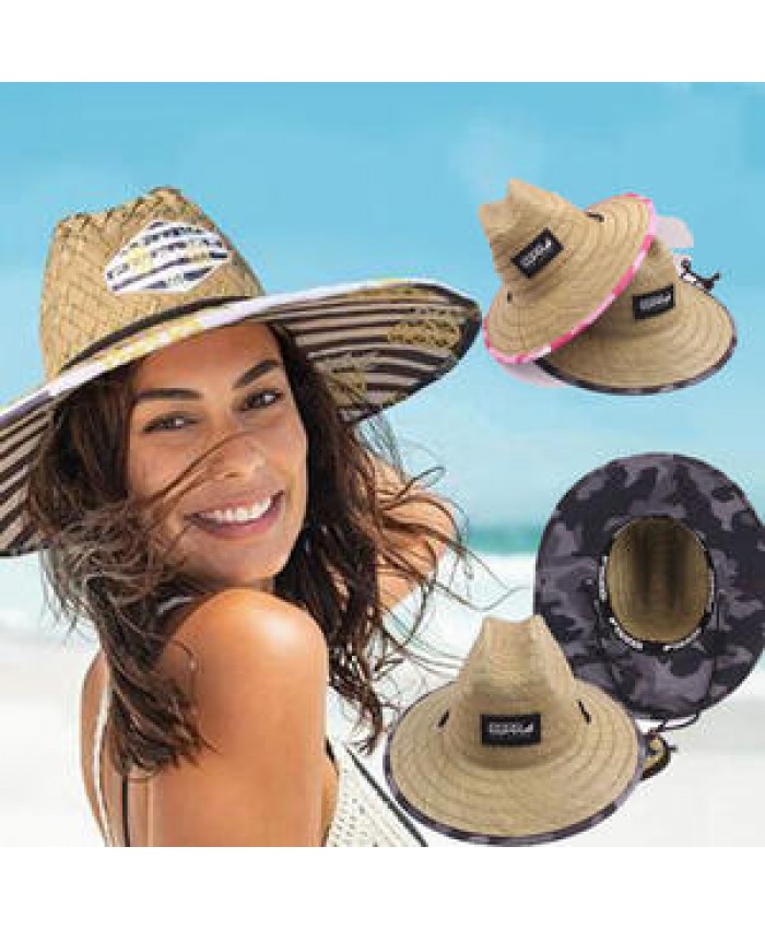 2022 Wholesale New Spring Summer Designer Unisex Adults Plain Sun Men Women Wide Brim Color Beach Straw Hat with Logo