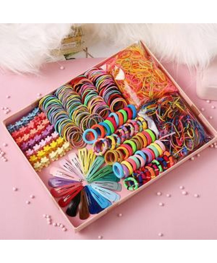 New Style Hairpin Rubber Band Combination Set Bulk Children Hair Accessories Set For Girl Gift
