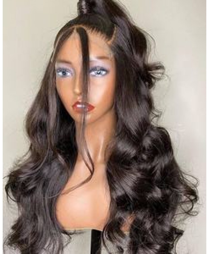 Vendor Stock 13X6 Hd Transparent Swiss Lace Wigs Human Hair Lace Front Wig Vendor Brazilian Virgin Natural Human Hair Wigs