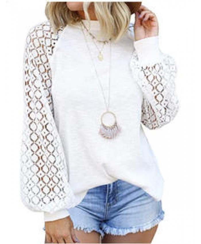 Women Lace Blouse long sleeve girls lovely floral embroidery shirt 2019 summer ladies stand collar blouse woman tops femme chic