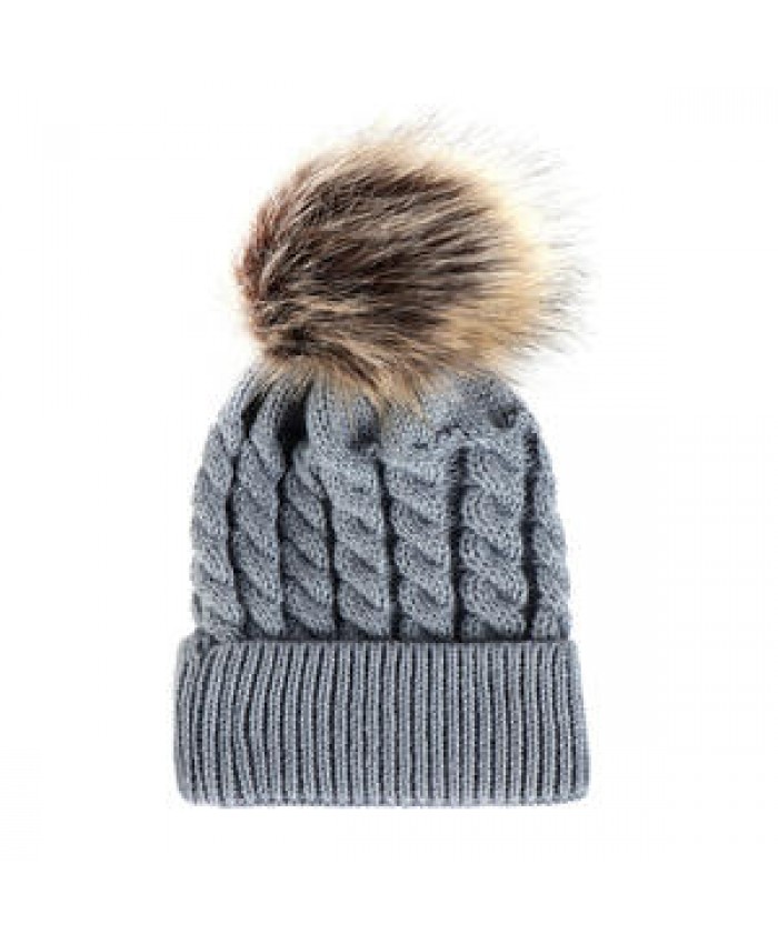 Baby Winter Knit Warm Soft Beanie Hat for Children Top sale ladies winter knit hat beanie with fur pom