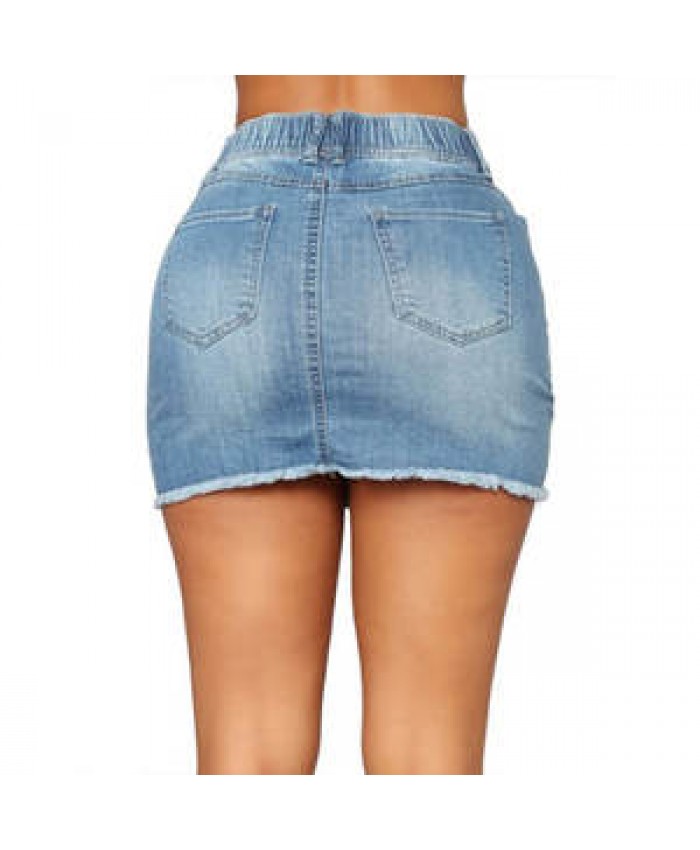 high waist ripped denim jeans skirts summer skirts women mini short skirts for women ladies