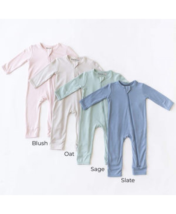 Bamboo Baby Romper Newborn Infant Zipper Onesie Pajamas Jumpsuit Bamboo Baby Romper Clothes For Baby Boys Girls