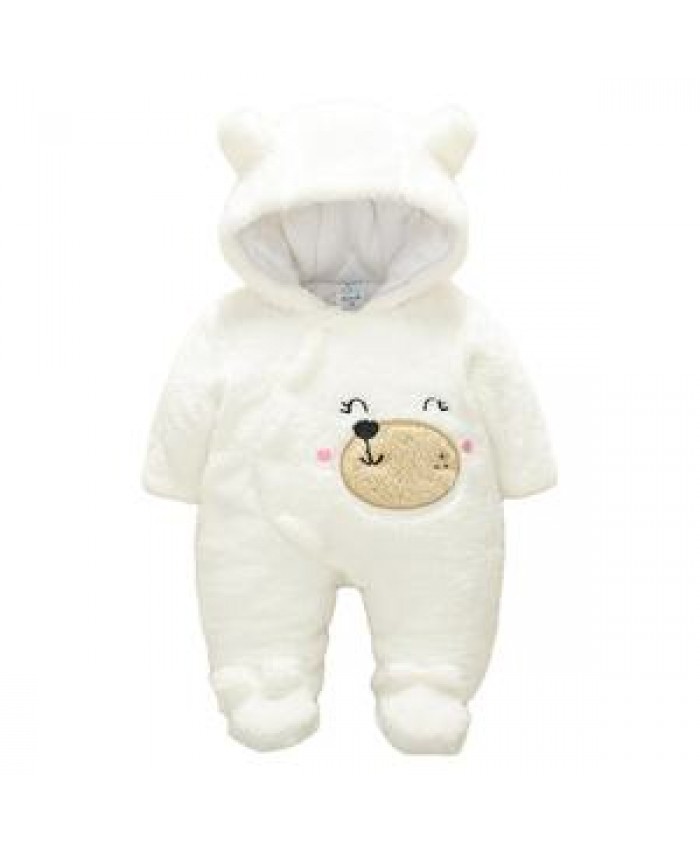 2022 Winter Newborn Baby Boy Sweater Romper Baby Girls Bodysuit Hooded Jumpsuit Cute Newborn Winter Toddler Clothes