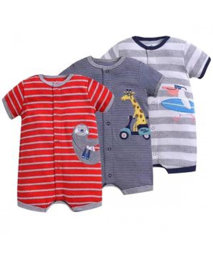 Redkite Hot Selling High Quality Soft 100% Cotton Baby Jumpsuit Romper