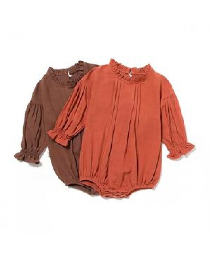 Autumn Infant Toddler Clothes Baby Jumpsuit Baby Romper Long-sleeved Linen Cotton Newborn Full Baby Girls 1 Set /opp Bag Support