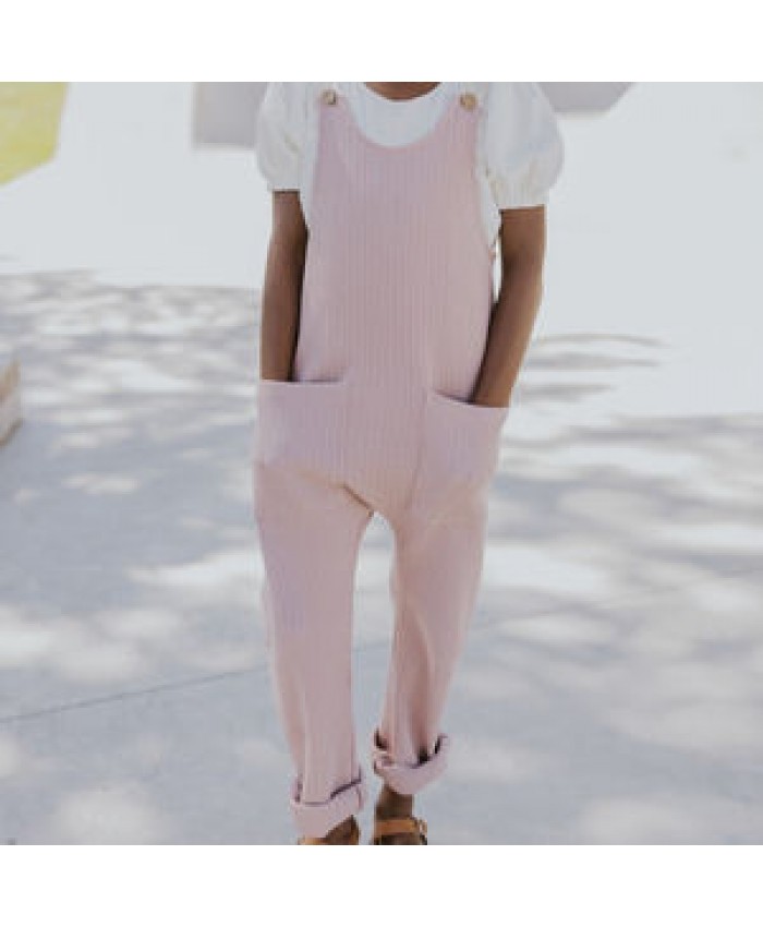 Organic Cotton Overalls For Kids Pocket Romper Manufacturer One Piece Short Jumpsuit Custom Cozy Casual Loungewear Baby Shortall