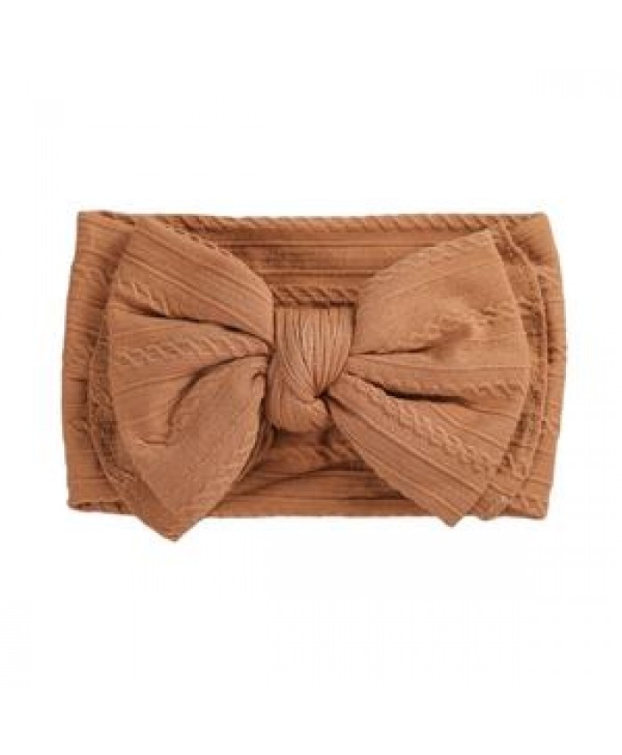 Source factory customized new fashion style children's hair accessories nylon bow Baby Headband
