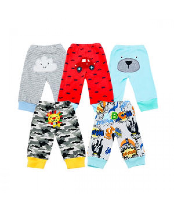 Baby Trousers Wholesale Cotton Knit Clothes Newborn Baby Trousers Baby Boy And Girls Pants Set