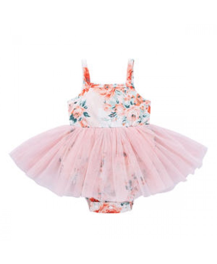 Tutu Leotards Baby Girl Romper Dress Summer Playsuit