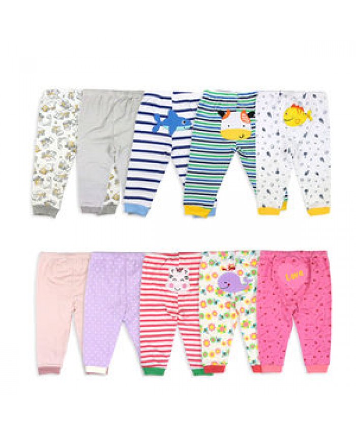 Baby Pants Baby Clothes Baby Leggings 5PCS Pack Newborn Cotton Trousers