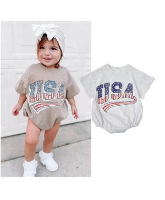 232 Summer Newborn Infant Baby Boys Girls Clothes Romper Playsuit Overalls Cotton Short Sleeve Baby Jumpsuit Newborn Clothing