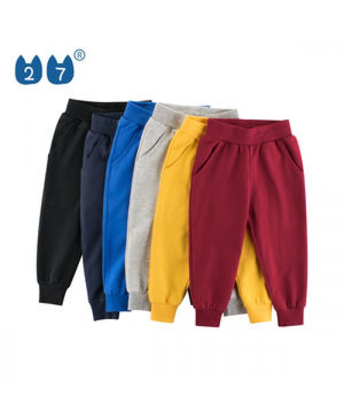 Private Label Wholesale Casual Baby Beach Long Pant Trousers Kids Jogging Pants