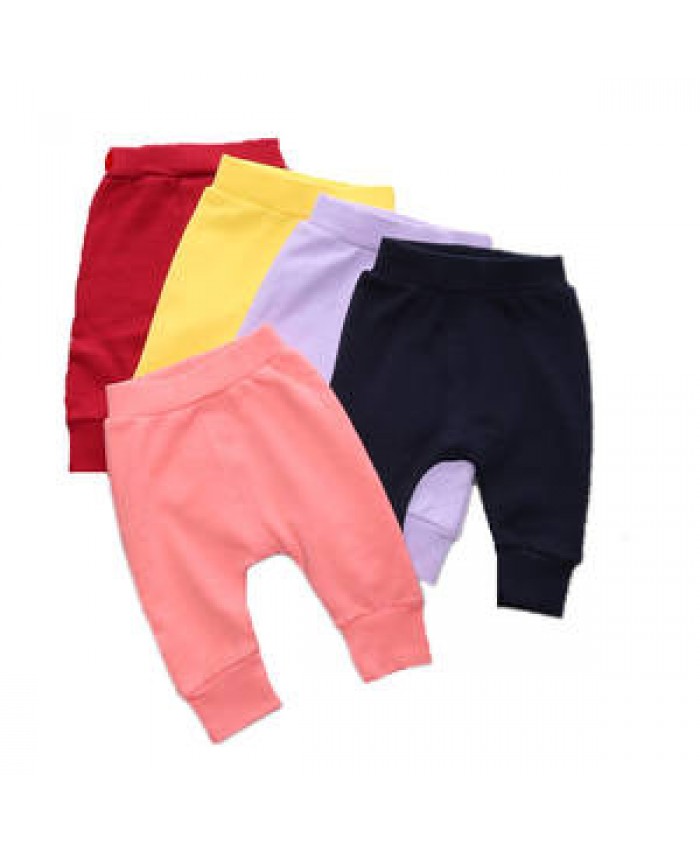 New Fashion Toddler Leggings Baby Cotton Pants Wholesale Custom Baby Leggings candy color pants